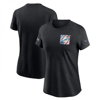 Women's Miami Dolphins Black 2023 Crucial Catch Sideline Tri-Blend T-Shirt(Run Small) Women's Miami Dolphins Black 2023 Crucial Catch Sideline Tri-Blend T-Shirt(Run Small)