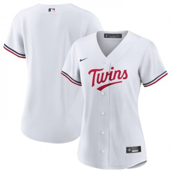 Women's Minnesota Twins Blank White Stitched Jersey(Run Small) Women's Minnesota Twins Blank White Stitched Jersey(Run Small)
