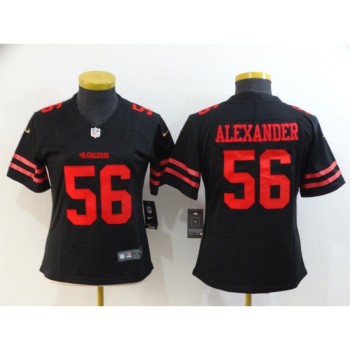 Women's NFL San Francisco 49ers #56 Kwon Alexander Black Vapor Untouchable Limited Stitched Jersey(Run Small) Women's NFL San Francisco 49ers #56 Kwon Alexander Black Vapor Untouchable Limited Stitched Jersey(Run Small)