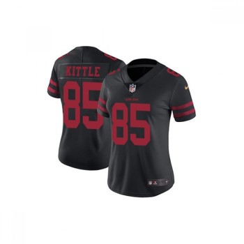 Women's NFL San Francisco 49ers #85 George Kittle Black Vapor Untouchable Limited Stitched Jersey(Runs Small) Women's NFL San Francisco 49ers #85 George Kittle Black Vapor Untouchable Limited Stitched Jersey(Runs Small)