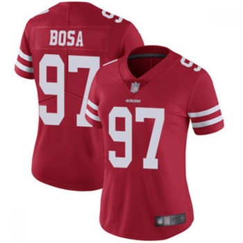 Women's NFL San Francisco 49ers #97 Nick Bosa Red Vapor Untouchable Limited Stitched Jersey Women's NFL San Francisco 49ers #97 Nick Bosa Red Vapor Untouchable Limited Stitched Jersey