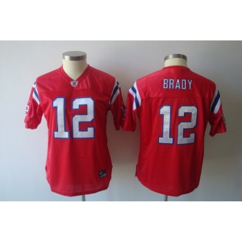 Women's New England Patriots #12 Tom Brady Red Limited Stitched NFL Jersey Women's New England Patriots #12 Tom Brady Red Limited Stitched NFL Jersey
