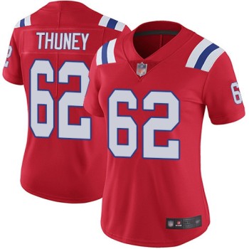 Women's New England Patriots #62 Joe Thuney Red Vapor Untouchable Limited Stitched NFL Jersey(Run Small) Women's New England Patriots #62 Joe Thuney Red Vapor Untouchable Limited Stitched NFL Jersey(Run Small)