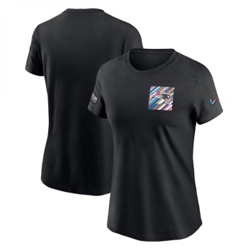 Women's New England Patriots Black 2023 Crucial Catch Sideline Tri-Blend T-Shirt(Run Small) Women's New England Patriots Black 2023 Crucial Catch Sideline Tri-Blend T-Shirt(Run Small)