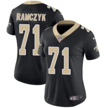 Women's New Orleans Saints #71 Ryan Ramczyk Black Vapor Untouchable Limited Stitched NFL Jersey( Run Small) Women's New Orleans Saints #71 Ryan Ramczyk Black Vapor Untouchable Limited Stitched NFL Jersey( Run Small)