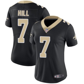 Women's New Orleans Saints #7 Taysom Hill Black Vapor Untouchable Limited Stitched Jersey(Run Small) Women's New Orleans Saints #7 Taysom Hill Black Vapor Untouchable Limited Stitched Jersey(Run Small)