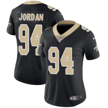 Women's New Orleans Saints #94 Cameron Jordan Black Vapor Untouchable Limited Stitched Jersey(Run Small) Women's New Orleans Saints #94 Cameron Jordan Black Vapor Untouchable Limited Stitched Jersey(Run Small)