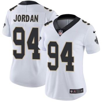 Women's New Orleans Saints #94 Cameron Jordan White Vapor Untouchable Limited Stitched Jersey(Run Small) Women's New Orleans Saints #94 Cameron Jordan White Vapor Untouchable Limited Stitched Jersey(Run Small)