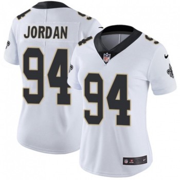 Women's New Orleans Saints #94 Cameron Jordan White Vapor Untouchable Limited Stitched NFL Jersey(Run Small) Women's New Orleans Saints #94 Cameron Jordan White Vapor Untouchable Limited Stitched NFL Jersey(Run Small)