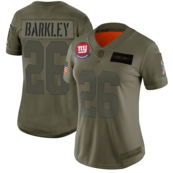 Women's New York Giants #26 Saquon Barkley 2019 Camo Salute To Service Limited Stitched NFL Jersey(Run Small) Women's New York Giants #26 Saquon Barkley 2019 Camo Salute To Service Limited Stitched NFL Jersey(Run Small)