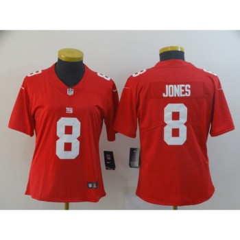 Women's New York Giants #8 Daniel Jones Red Vapor Untouchable Limited Stitched NFL Jersey(Run Small) Women's New York Giants #8 Daniel Jones Red Vapor Untouchable Limited Stitched NFL Jersey(Run Small)