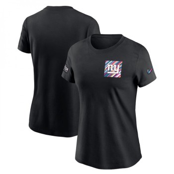 Women's New York Giants Black 2023 Crucial Catch Sideline Tri-Blend T-Shirt(Run Small) Women's New York Giants Black 2023 Crucial Catch Sideline Tri-Blend T-Shirt(Run Small)