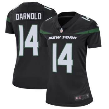 Women's New York Jets #14 Sam Darnold 2019 Black Vapor Untouchable Limited Stitched NFL Jersey(Run Small) Women's New York Jets #14 Sam Darnold 2019 Black Vapor Untouchable Limited Stitched NFL Jersey(Run Small)