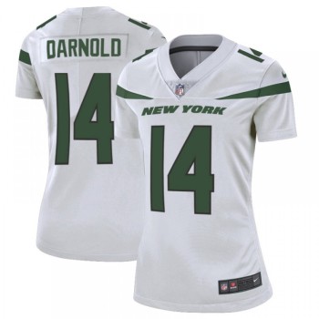 Women's New York Jets #14 Sam Darnold 2019 White Vapor Untouchable Limited Stitched NFL Jersey(Run Small) Women's New York Jets #14 Sam Darnold 2019 White Vapor Untouchable Limited Stitched NFL Jersey(Run Small)