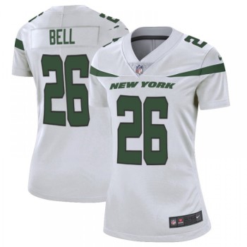 Women's New York Jets #26 Le'Veon Bell 2019 White Vapor Untouchable Limited Stitched NFL Jersey(Run Small) Women's New York Jets #26 Le'Veon Bell 2019 White Vapor Untouchable Limited Stitched NFL Jersey(Run Small)