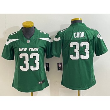 Women's New York Jets #33 Dalvin Cook Green Vapor Untouchable Limited Stitched Football Jersey(Run Small) Women's New York Jets #33 Dalvin Cook Green Vapor Untouchable Limited Stitched Football Jersey(Run Small)