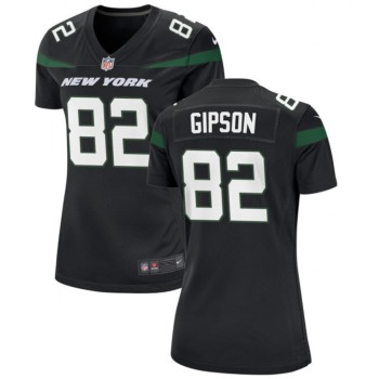 Women's New York Jets #82 Xavier Gipson Black Stitched Football Jersey(Run Small) Women's New York Jets #82 Xavier Gipson Black Stitched Football Jersey(Run Small)