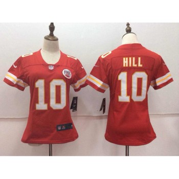 Women's Kansas City Chiefs #10 Tyreek Hill Red Untouchable Limited Stitched NFL Jersey Women's Kansas City Chiefs #10 Tyreek Hill Red Untouchable Limited Stitched NFL Jersey