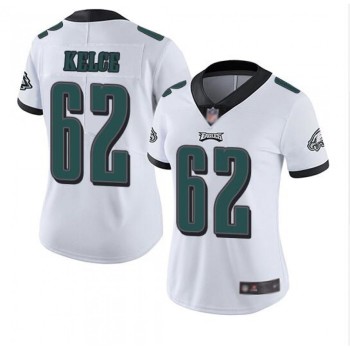 Women's Philadelphia Eagles #62 Jason Kelce White Vapor Untouchable Limited Stitched NFL Jersey(Run Small) Women's Philadelphia Eagles #62 Jason Kelce White Vapor Untouchable Limited Stitched NFL Jersey(Run Small)