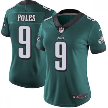 Women's Philadelphia Eagles #9 Nick Foles Green Vapor Untouchable Limited Stitched Football Jersey(Run Small) Women's Philadelphia Eagles #9 Nick Foles Green Vapor Untouchable Limited Stitched Football Jersey(Run Small)