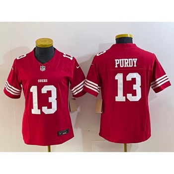 Women's San Francisco 49ers #13 Brock Purdy Red 2023 F.U.S.E. Vapor Untouchable Limited Stitched Football Jersey(Run Small) Women's San Francisco 49ers #13 Brock Purdy Red 2023 F.U.S.E. Vapor Untouchable Limited Stitched Football Jersey(Run Small)