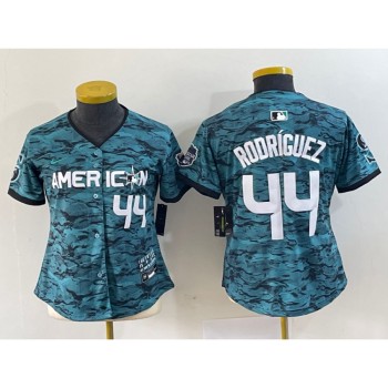 Women's Seattle Mariners #44 Julio Rodriguez Teal 2023 All-star Stitched Baseball Jersey(Run Small) Women's Seattle Mariners #44 Julio Rodriguez Teal 2023 All-star Stitched Baseball Jersey(Run Small)