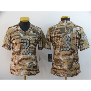 Women's Seattle Seahawks #3 Russell Wilson Camo Salute To Service Stitched NFL Jersey(Run Small) Women's Seattle Seahawks #3 Russell Wilson Camo Salute To Service Stitched NFL Jersey(Run Small)