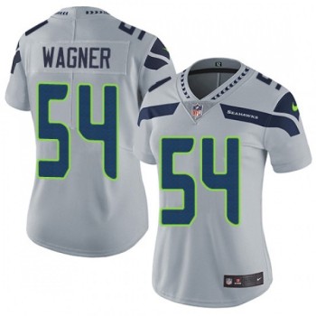 Women's Seattle Seahawks #54 Bobby Wagner Grey Vapor Untouchable Limited Stitched NFL Jersey(Run Small) Women's Seattle Seahawks #54 Bobby Wagner Grey Vapor Untouchable Limited Stitched NFL Jersey(Run Small)