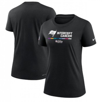 Women's Tampa Bay Buccaneers 2022 Black Crucial Catch Performance T-Shirt(Run Small) Women's Tampa Bay Buccaneers 2022 Black Crucial Catch Performance T-Shirt(Run Small)