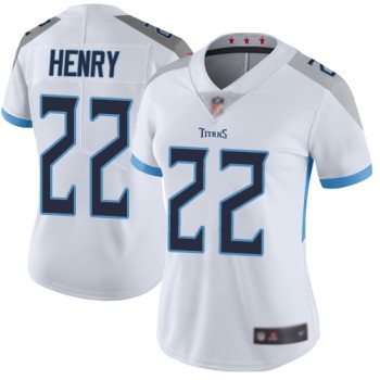 Women's Tennessee Titans #22 Derrick Henry White Vapor Untouchable Limited Stitched NFL Jersey(Run Small) Women's Tennessee Titans #22 Derrick Henry White Vapor Untouchable Limited Stitched NFL Jersey(Run Small)