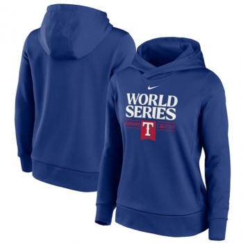 Women's Texas Rangers 2023 World Series Collection Dugout Pullover Hoodie(Run Small) Women's Texas Rangers 2023 World Series Collection Dugout Pullover Hoodie(Run Small)