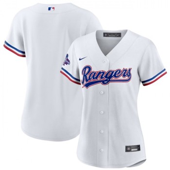 Women's Texas Rangers Blank White 2023 World Series Champions Stitched Baseball Jersey(Run Small) Women's Texas Rangers Blank White 2023 World Series Champions Stitched Baseball Jersey(Run Small)