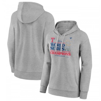 Women's Texas Rangers Heather Gray 2023 World Series Champions Locker Room Pullover Hoodie(Run Small) Women's Texas Rangers Heather Gray 2023 World Series Champions Locker Room Pullover Hoodie(Run Small)