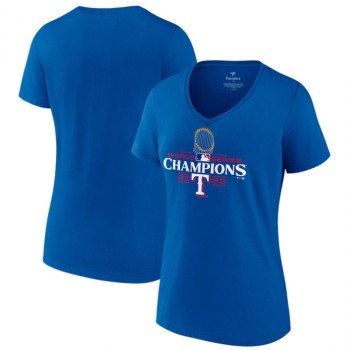 Women's Texas Rangers Royal 2023 World Series Champions T-Shirt(Run Small) Women's Texas Rangers Royal 2023 World Series Champions T-Shirt(Run Small)
