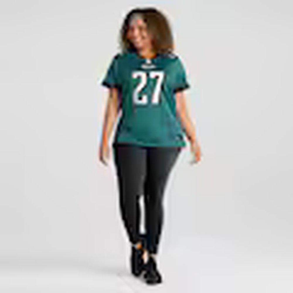 Womens #27 Quinyon Mitchell Midnight Green Philadelphia Eagles Team Game Jersey Womens #27 Quinyon Mitchell Midnight Green Philadelphia Eagles Team Game Jersey