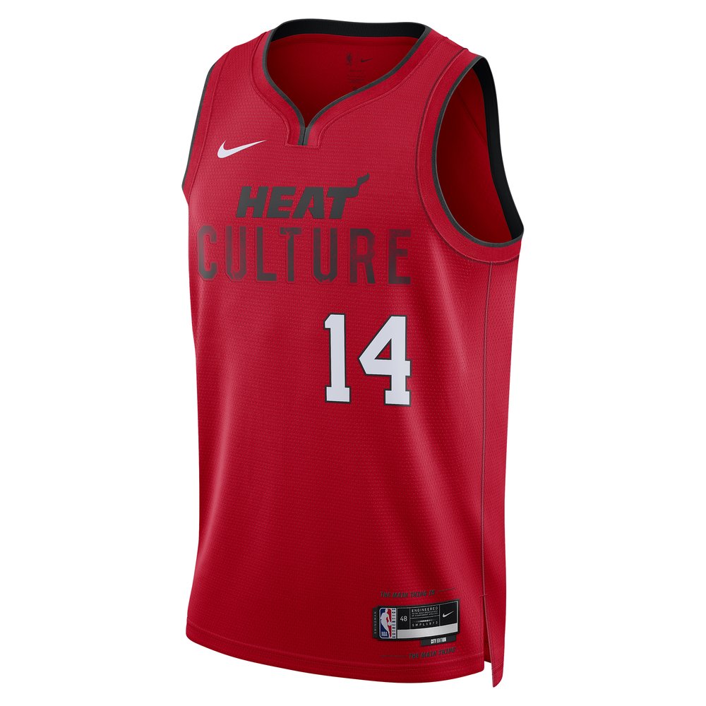 Unisex Miami Heat Tyler Herro Red 2024/25 Swingman Player Jersey - City Edition Unisex Miami Heat Tyler Herro Red 2024/25 Swingman Player Jersey - City Edition