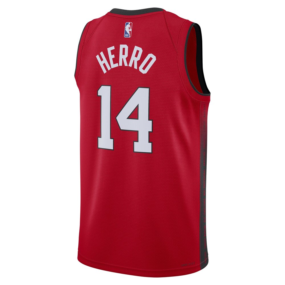 Unisex Miami Heat Tyler Herro Red 2024/25 Swingman Player Jersey - City Edition Unisex Miami Heat Tyler Herro Red 2024/25 Swingman Player Jersey - City Edition