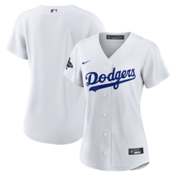 Women's Los Angeles Dodgers  White 2024 World Series Champions Home Replica Jersey Women's Los Angeles Dodgers  White 2024 World Series Champions Home Replica Jersey