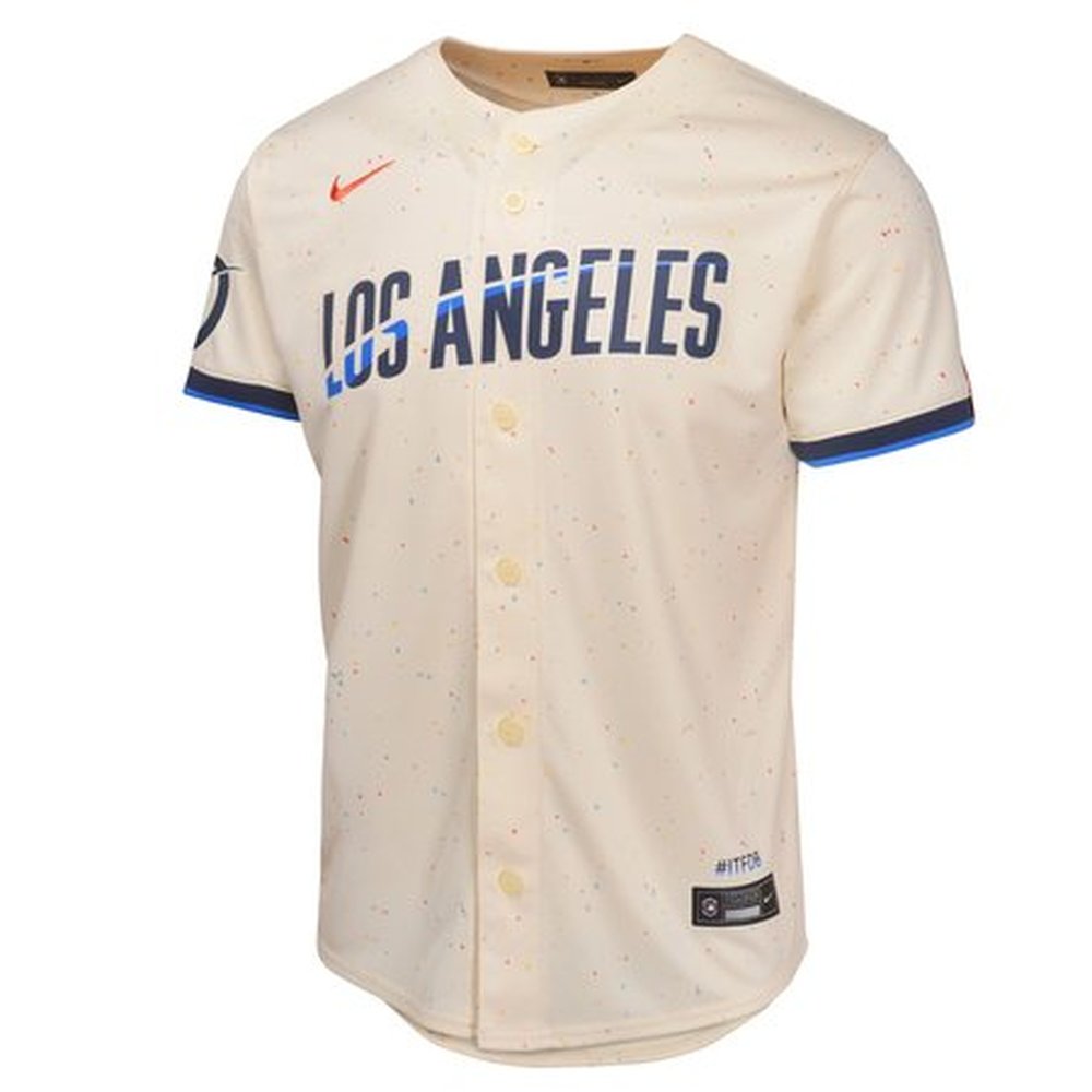 Youth Los Angeles Dodgers Cream 2024 City Connect Limited Jersey