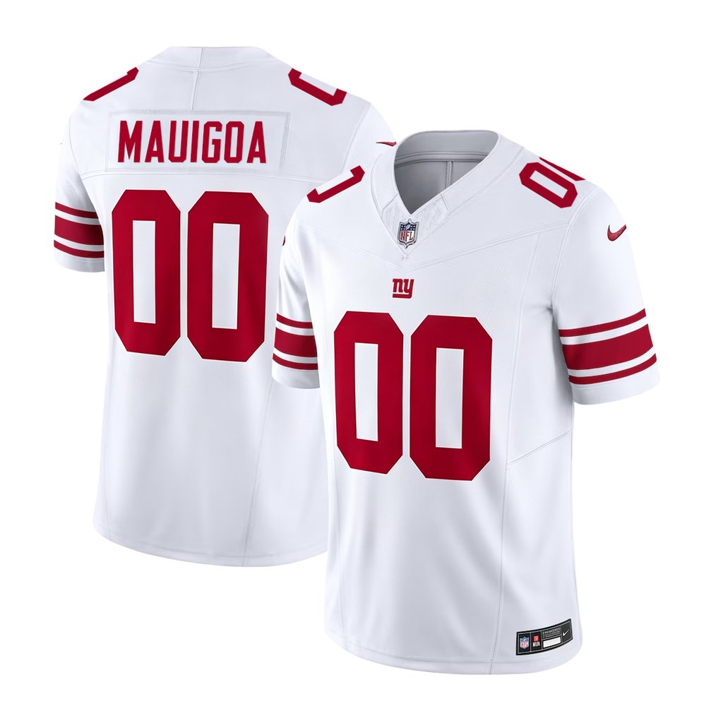 Youth New York Giants Francis Mauigoa White 2026 NFL Draft Vapor F.U.S.E. Limited Jersey