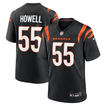 Men's Cincinnati Bengals Cashius Howell Black 2026 NFL Draft Game Jersey