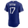 Men's Los Angeles Dodgers Shohei Ohtani Nike Royal 2024 World Series Alternate Authentic Player Jersey Men's Los Angeles Dodgers Shohei Ohtani Nike Royal 2024 World Series Alternate Authentic Player Jersey