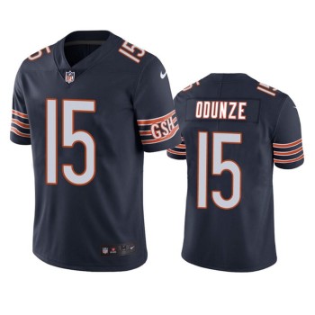 Youth Chicago Bears #15 Rome Odunze Navy 2024 Draft Vapor Stitched Football Jersey Youth Chicago Bears #15 Rome Odunze Navy 2024 Draft Vapor Stitched Football Jersey