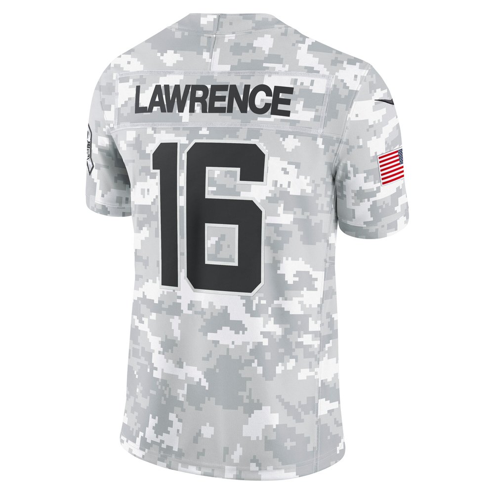 Men's Jacksonville Jaguars Trevor Lawrence Arctic Camo 2024 Salute to Service Limited Jersey Men's Jacksonville Jaguars Trevor Lawrence Arctic Camo 2024 Salute to Service Limited Jersey