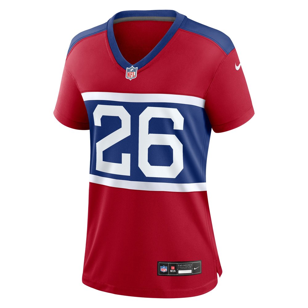 Women's New York Giants Devin Singletary Century Red Alternate Player Game Jersey Women's New York Giants Devin Singletary Century Red Alternate Player Game Jersey