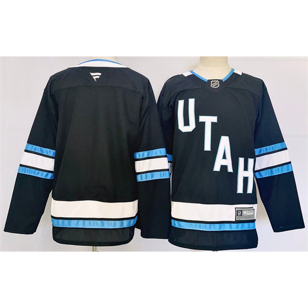 Youth Utah Mammoth Custom Navy Stitched Jersey