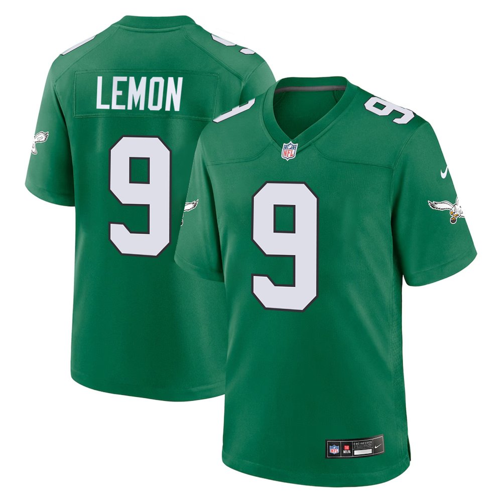 Youth Philadelphia Eagles Makai Lemon Green 2026 NFL Draft Game Jersey