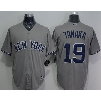 Yankees #19 Masahiro Tanaka Grey New Cool Base Stitched MLB Jersey Yankees #19 Masahiro Tanaka Grey New Cool Base Stitched MLB Jersey