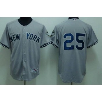 Yankees #25 Mark Teixeira Stitched Grey Youth MLB Jersey Yankees #25 Mark Teixeira Stitched Grey Youth MLB Jersey