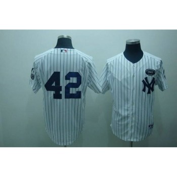 Yankees #42 Mariano Rivera White GMS The Boss Stitched MLB Jersey